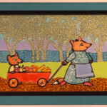 Stella's Starliner (2014)
Mixed media (most likely watercolor, gouache, pastel, ink, colored pencil), Page 14B
Gift of Rosemary Wells
6" x 11" (sheet) Stella's Starliner, Page 14B (Rosemary Wells)